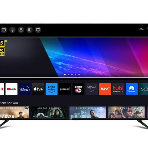 MI+ 55 inch Smart Android 4K UHD LED Frameless TV with Smart Remote