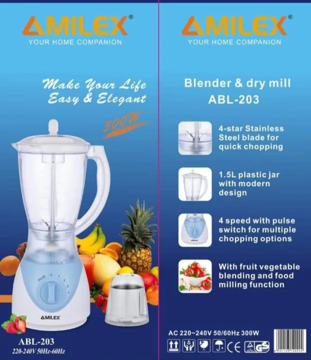 Amilex Juicer Blender 1500ML